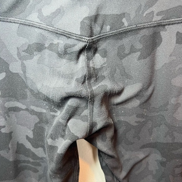 Lululemon Align High Rise Leggings Pants 28" Black Gray Camo FLAW Women's Size 0 - Picture 8 of 13